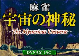 Title screen of Maa Zoek Lung Hing Fu Dai on the Arcade.