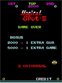 Title screen of Magical Spot II on the Arcade.