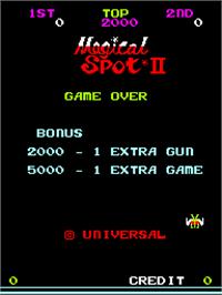 Title screen of Magical Spot II on the Arcade.