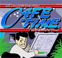 Title screen of Mahjong Cafe Time on the Arcade.