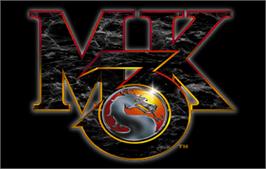 Title screen of Mortal Kombat 3 on the Arcade.