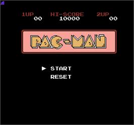 Title screen of Multi Game on the Arcade.