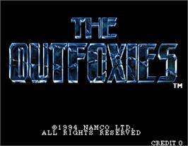 Title screen of Outfoxies, The on the Arcade.