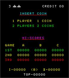 Title screen of SF-HiSplitter on the Arcade.