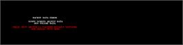 Title screen of Silent Scope EX on the Arcade.