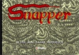 Title screen of Snapper on the Arcade.