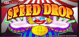 Title screen of Speed Drop on the Arcade.