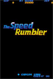 Title screen of Speed Rumbler, The on the Arcade.