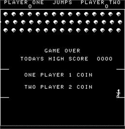 Title screen of Springboard on the Arcade.