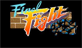Title screen of Street Smart / Final Fight on the Arcade.