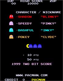 Title screen of Super ABC on the Arcade.