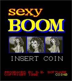 Title screen of Super Puzzle on the Arcade.