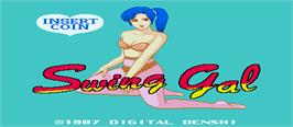 Title screen of Swing Gal on the Arcade.