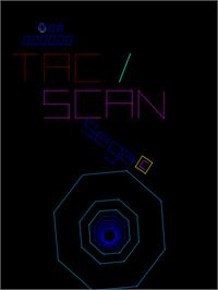 Title screen of Tac/Scan on the Arcade.