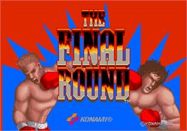 Title screen of The Final Round on the Arcade.