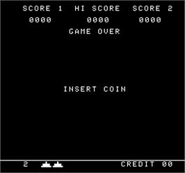 Title screen of The Invaders on the Arcade.