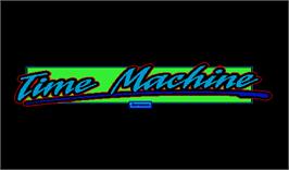 Title screen of Time Machine on the Arcade.