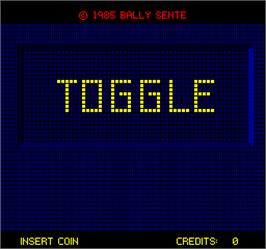 Title screen of Toggle on the Arcade.