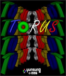 Title screen of Torus on the Arcade.