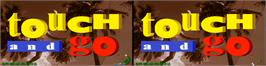Title screen of Touch and Go on the Arcade.