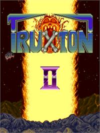 Title screen of Truxton II / Tatsujin Oh on the Arcade.