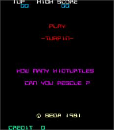 Title screen of Turpin on the Arcade.