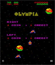 Title screen of Vega on the Arcade.
