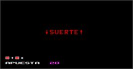 Title screen of Video Dado on the Arcade.