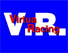 Title screen of Virtua Racing on the Arcade.