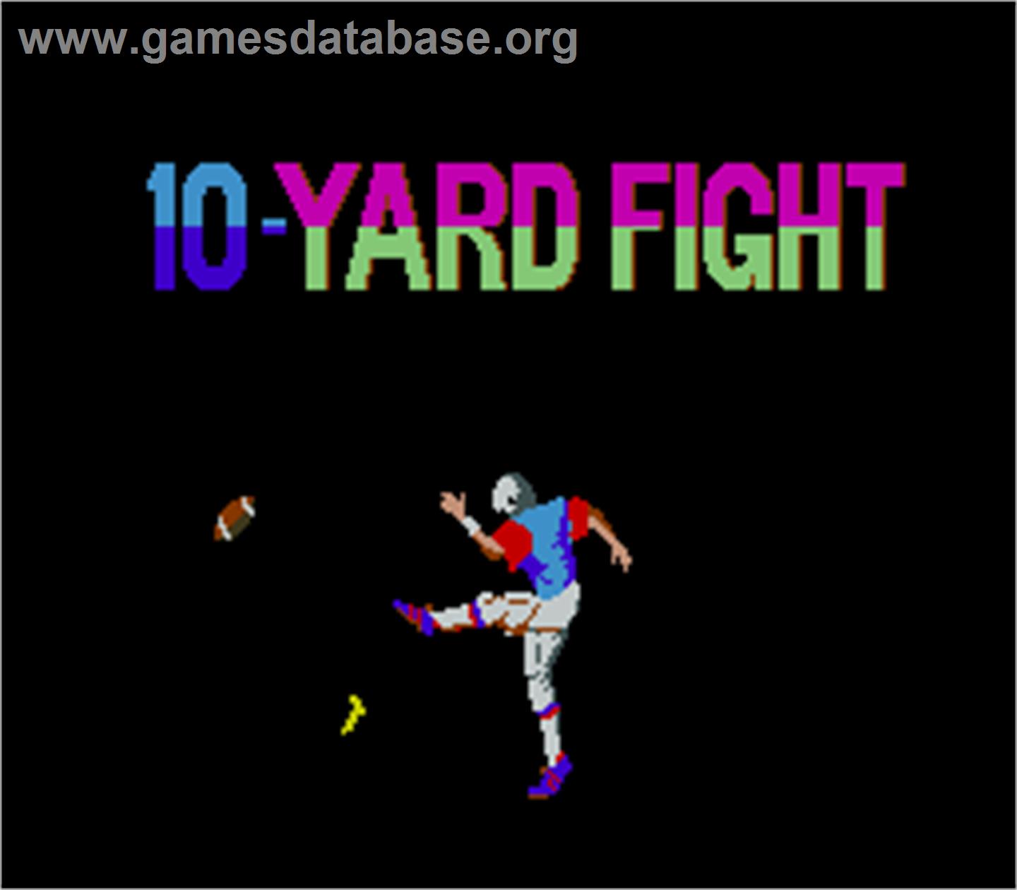 10-Yard Fight - Arcade - Artwork - Title Screen