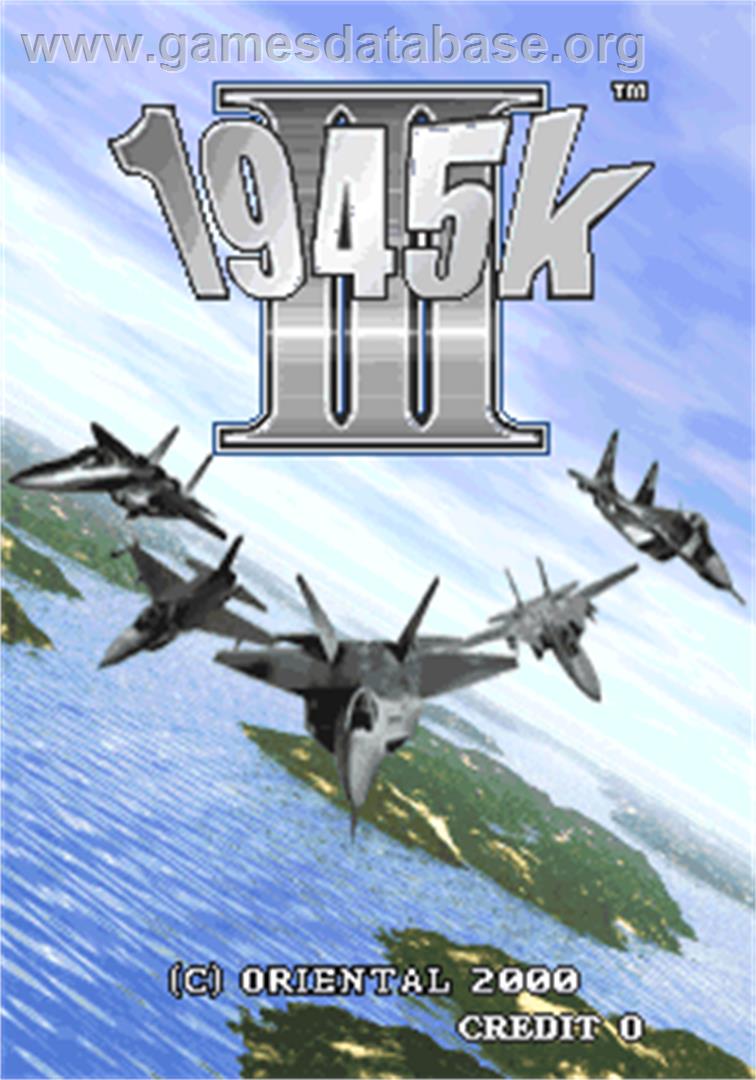 1945k III - Arcade - Artwork - Title Screen