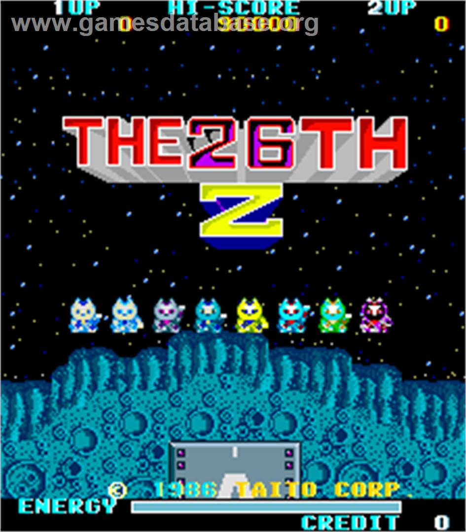 26th Z, The - Arcade - Artwork - Title Screen