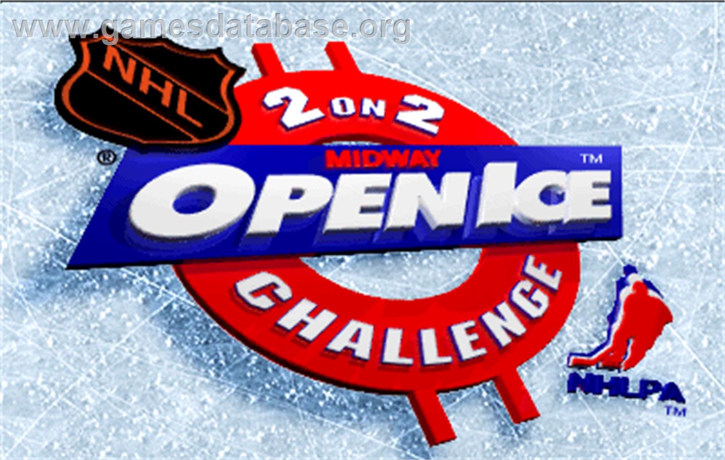 2 On 2 Open Ice Challenge - Arcade - Artwork - Title Screen