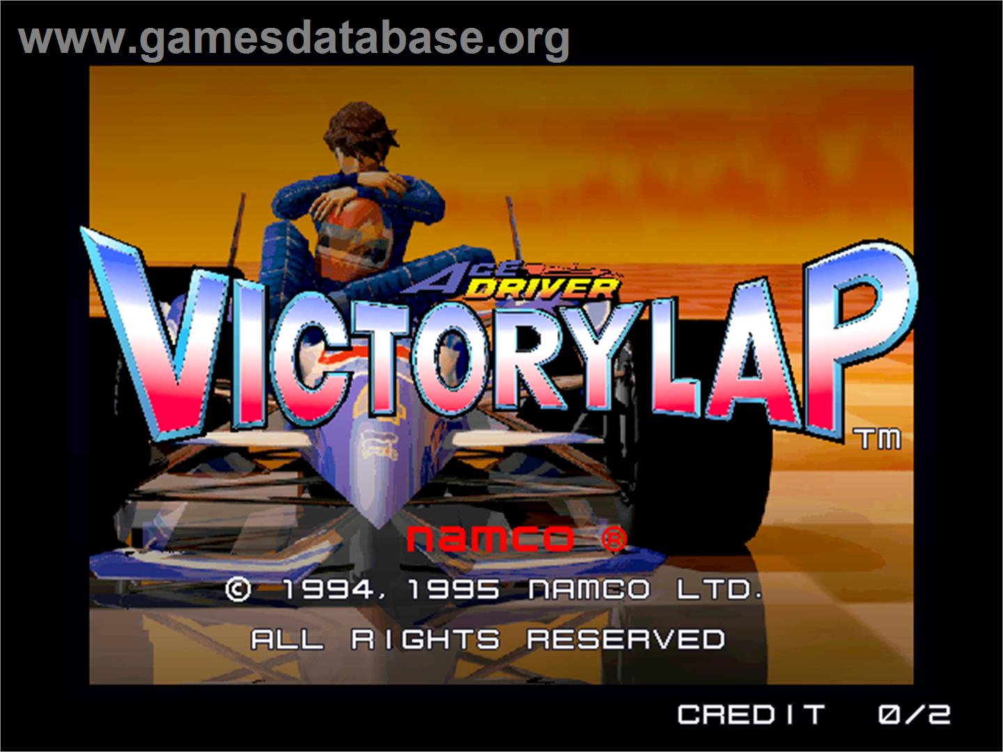 Ace Driver: Victory Lap - Arcade - Artwork - Title Screen