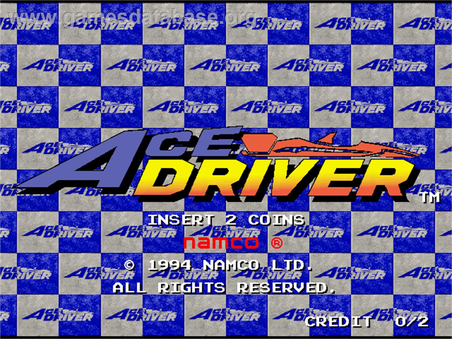 Ace Driver - Arcade - Artwork - Title Screen