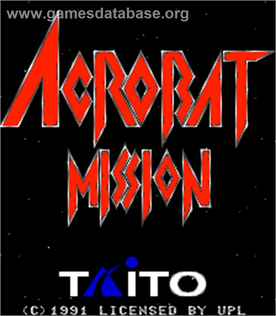 Acrobat Mission - Arcade - Artwork - Title Screen