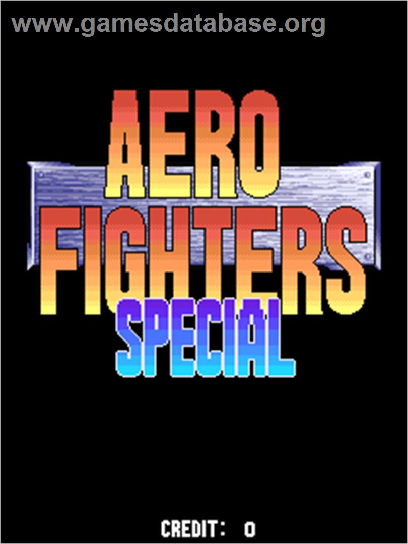 Aero Fighters Special - Arcade - Artwork - Title Screen