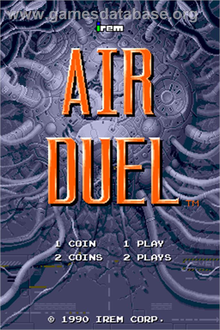 Air Duel - Arcade - Artwork - Title Screen