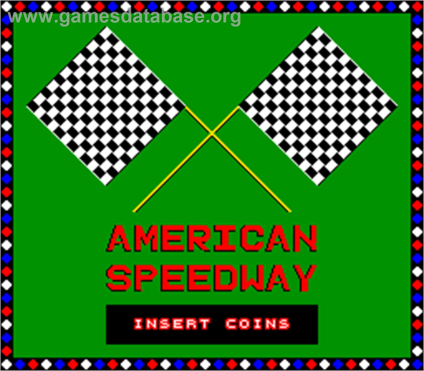 American Speedway - Arcade - Artwork - Title Screen
