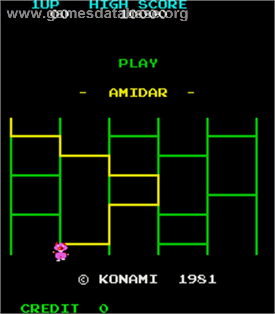 Amidar - Arcade - Artwork - Title Screen