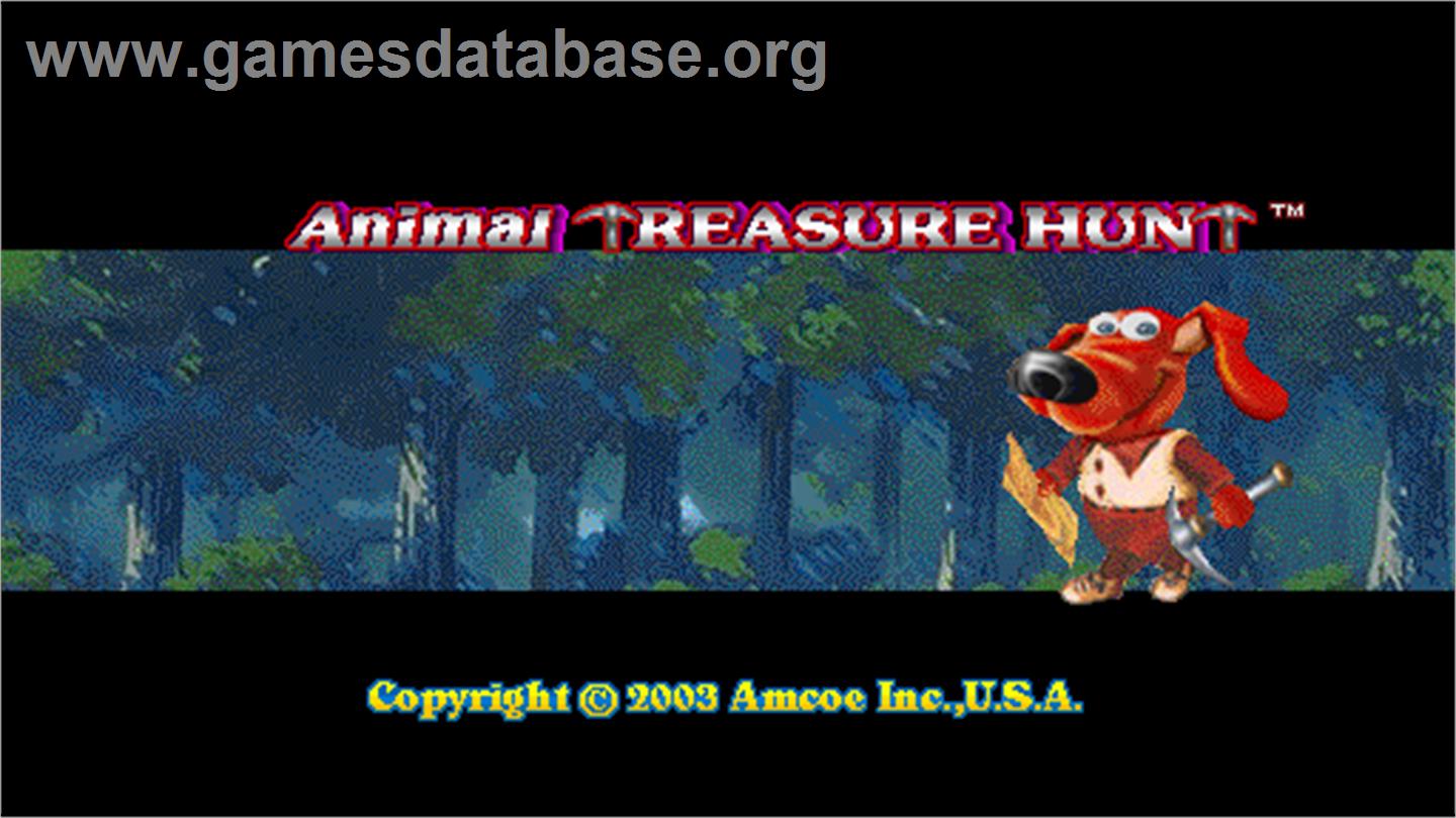 Animal Treasure Hunt - Arcade - Artwork - Title Screen