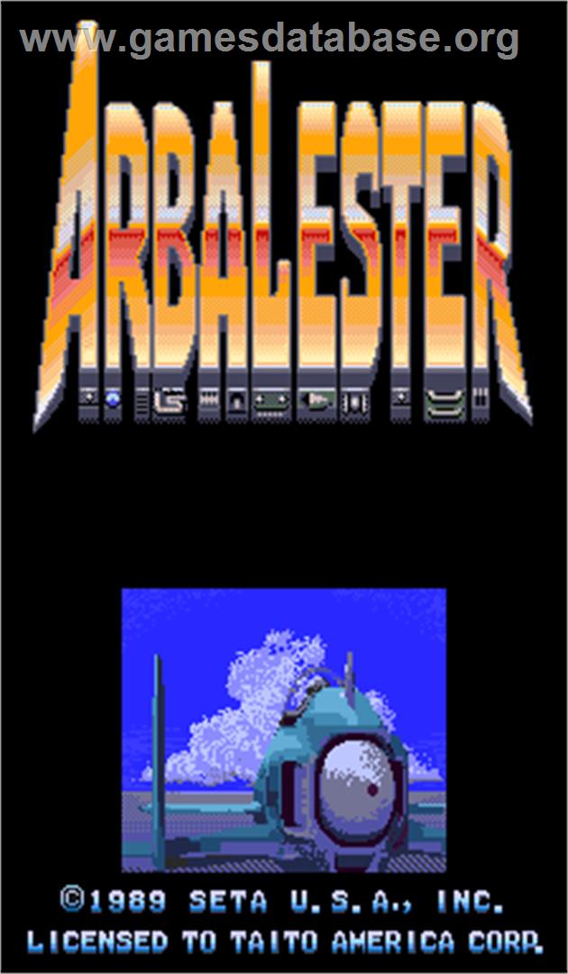 Arbalester - Arcade - Artwork - Title Screen