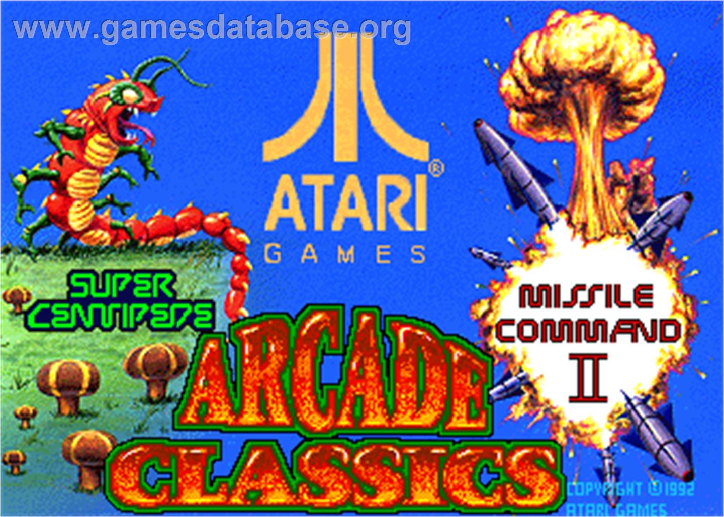 Arcade Classics - Arcade - Artwork - Title Screen