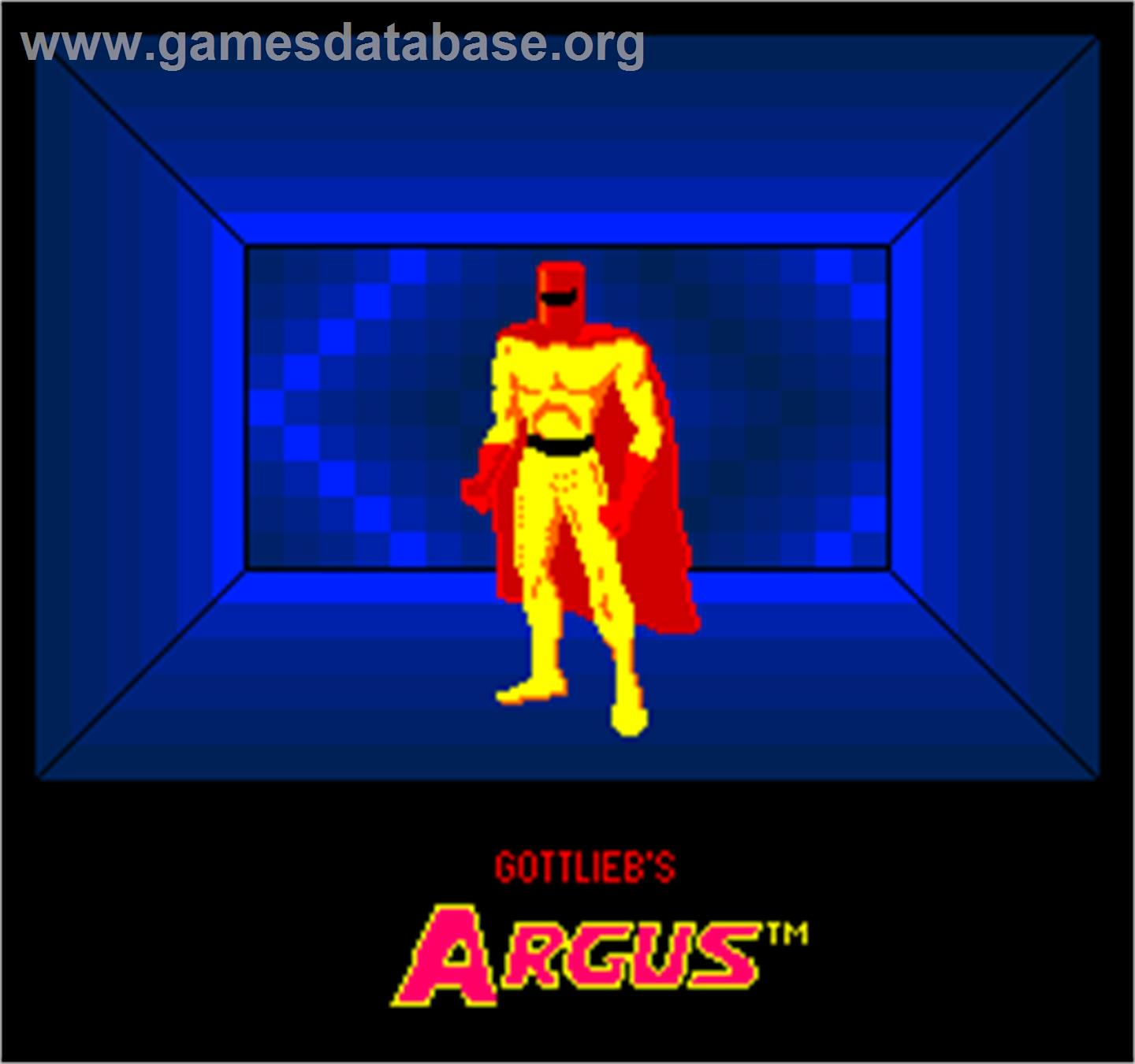 Argus - Arcade - Artwork - Title Screen