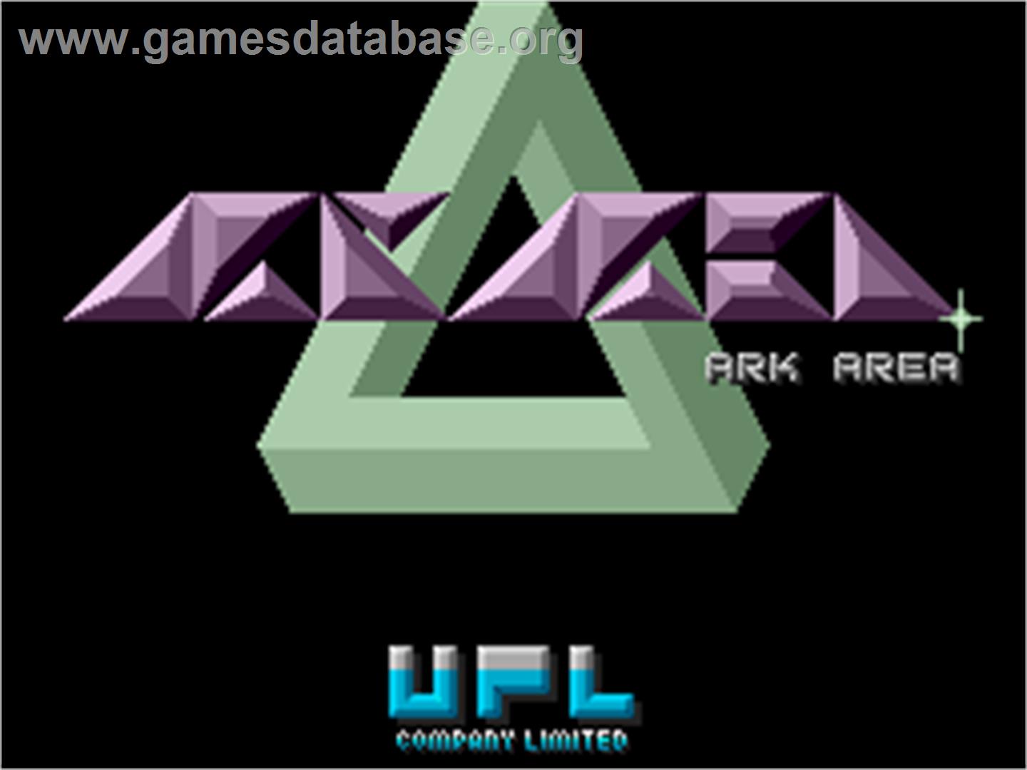 Ark Area - Arcade - Artwork - Title Screen