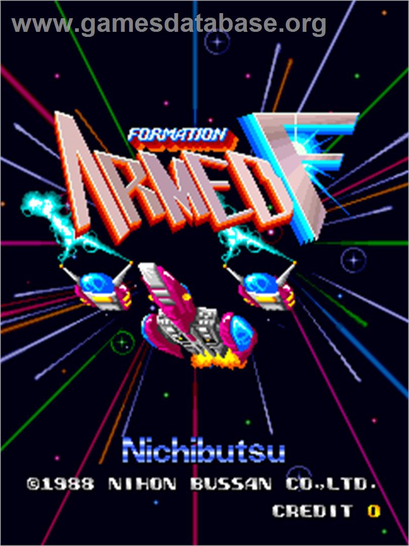 Armed F - Arcade - Artwork - Title Screen