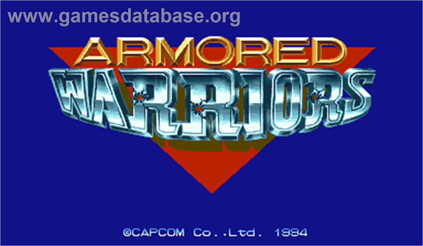 Armored Warriors - Arcade - Artwork - Title Screen