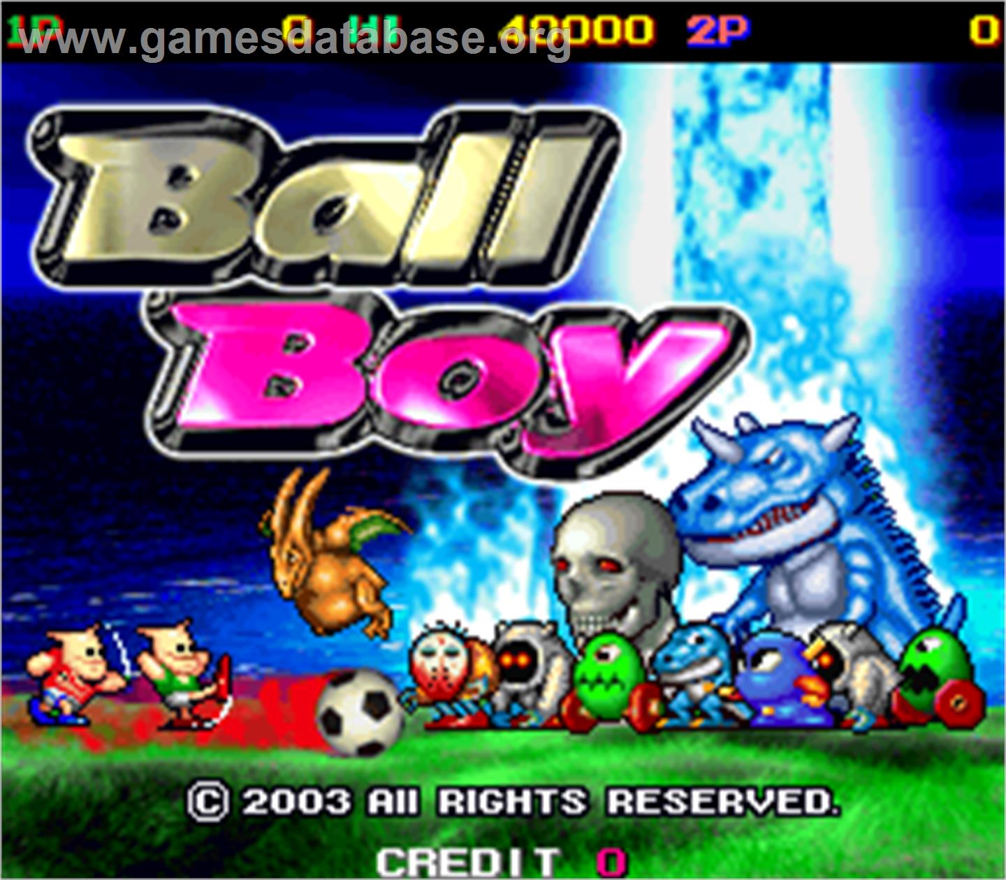 Ball Boy - Arcade - Artwork - Title Screen