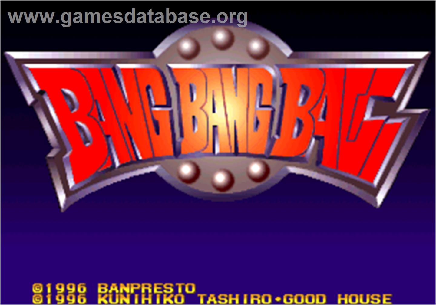 Bang Bang Ball - Arcade - Artwork - Title Screen