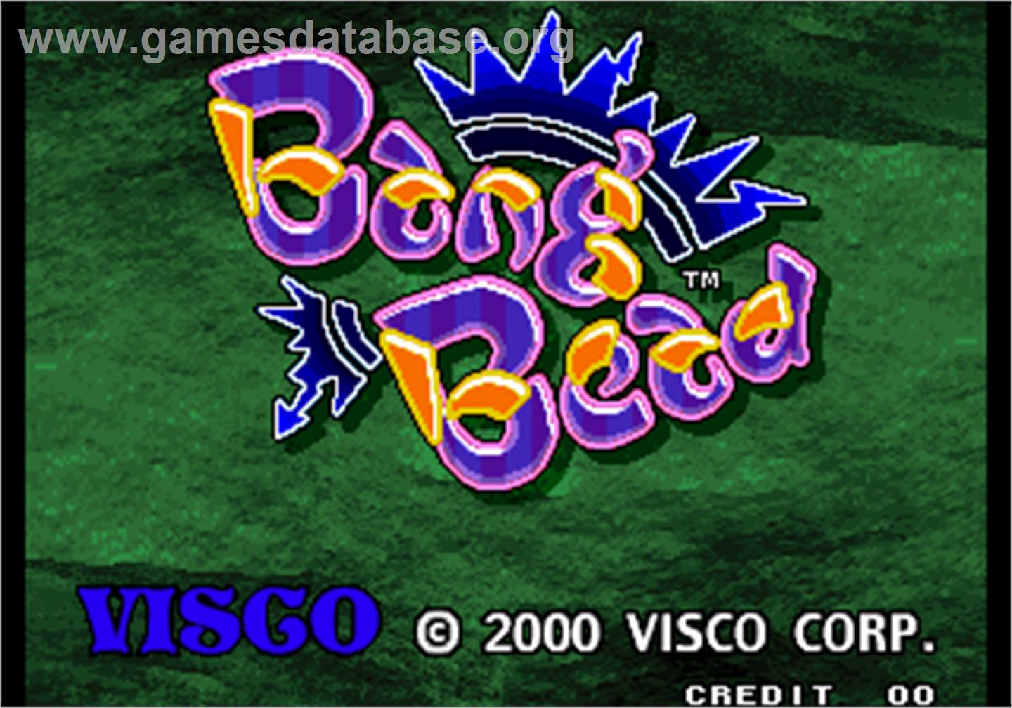 Bang Bead - Arcade - Artwork - Title Screen